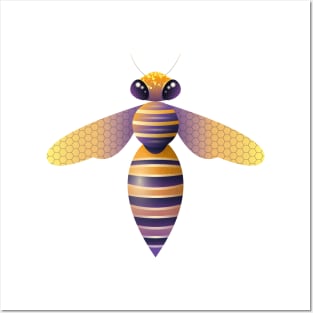 Iridescent Bee Posters and Art